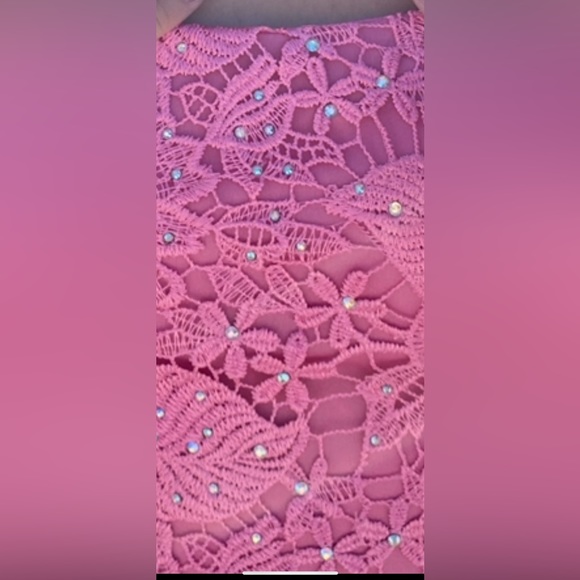 Pink Prom Dress💓💓size 2 - Picture 2 of 4